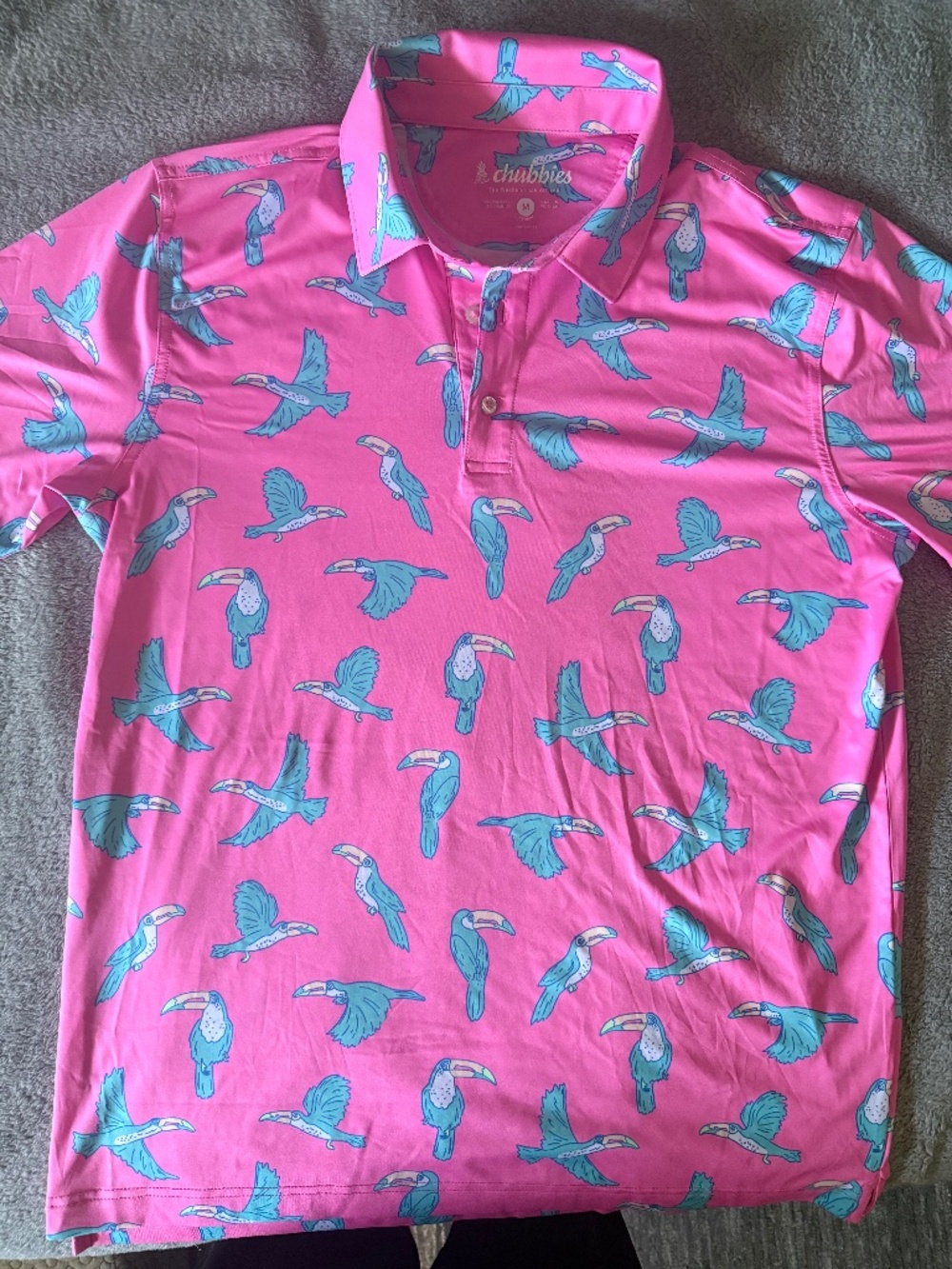 Chubbies Mens M Golf Shirt Never worn no tags